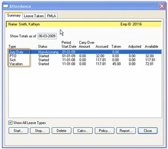 HR Attendance