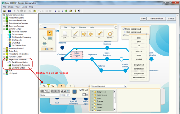 Sage 300 ERP 2012 - Visual Process Flow Configuration