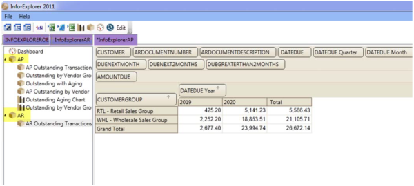 Open & Create a new query in InfoExplorer