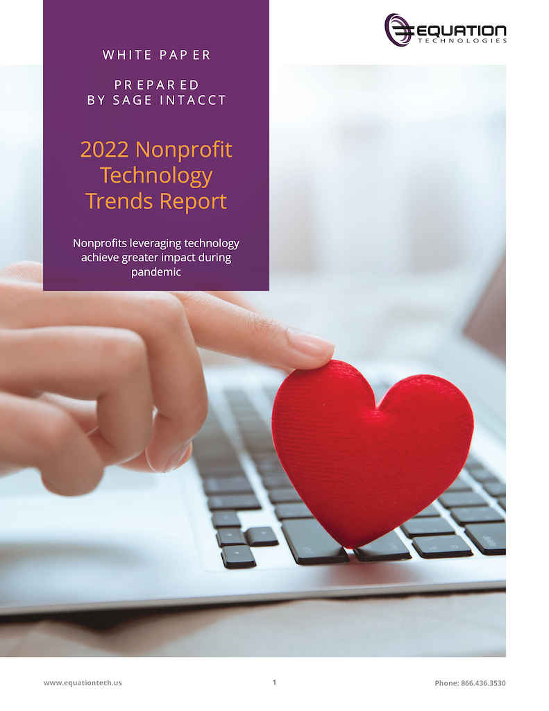 Front Page - Nonprofits - 2022 Nonprofit Technology Trends Report