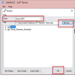 Importing to Sage 003