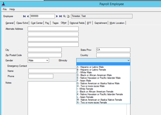 Sage Payroll EEO-1 Component 2 Pay-Data Reporting 