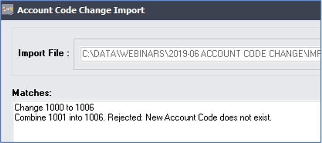 Sage 300 Account Item Number Change