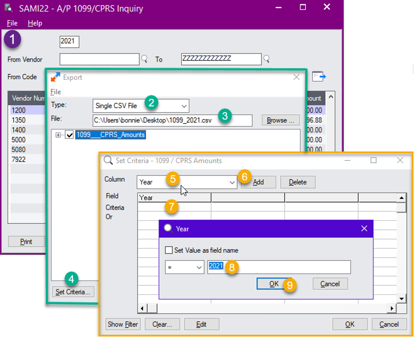 Sage 300 Accpac 1099 2021 6