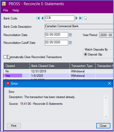 Sage 300 Accpac Bank Reconciliation Bank Feeds 