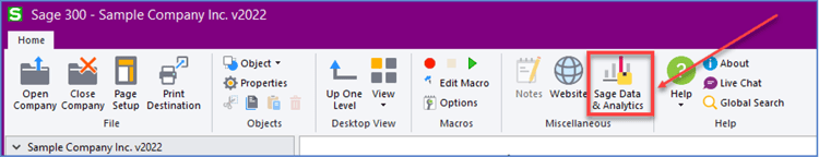 Sage 300 Data & Analytics
