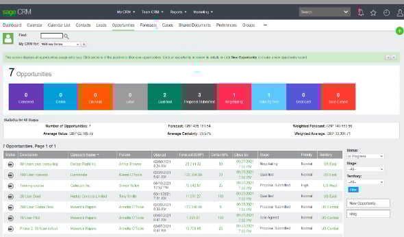 Sage CRM 2021 R2