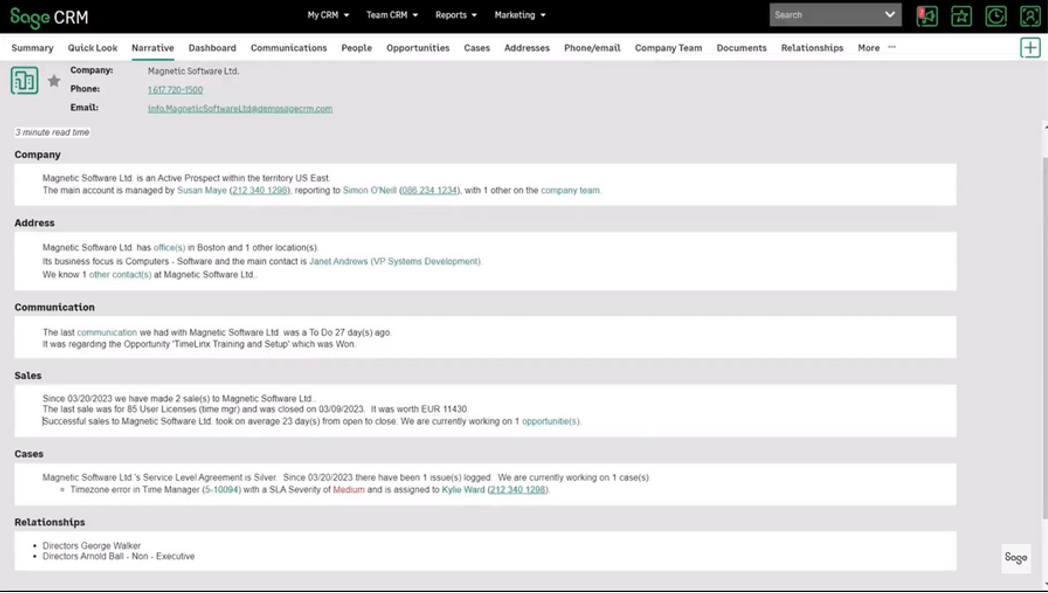 Sage CRM blog