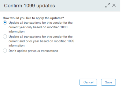 Sage Intacct 1099 Updates