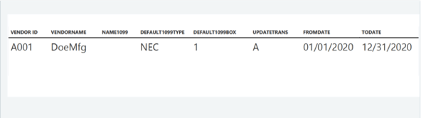 Sage Intacct 1099 Transactions