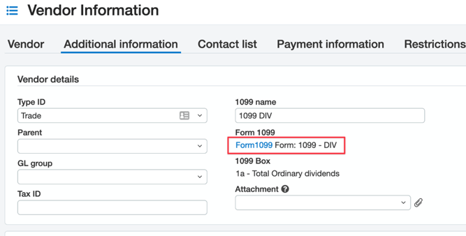 Sage Intacct 1099