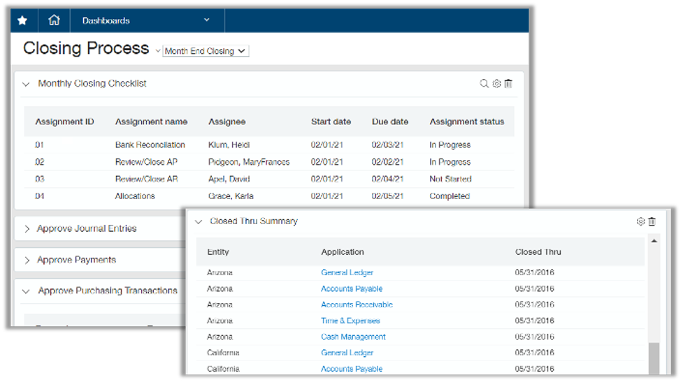 Sage Intacct 2021 R2 Close Process