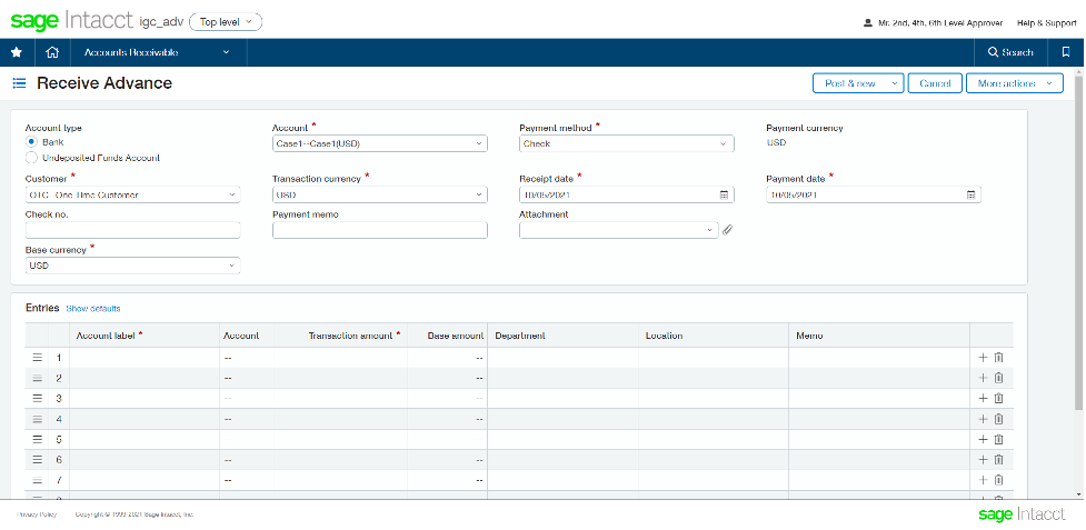 Sage Intacct 2021 R4 Release Notes