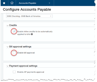 Sage Intacct AP Bills Payment Approval Workflow