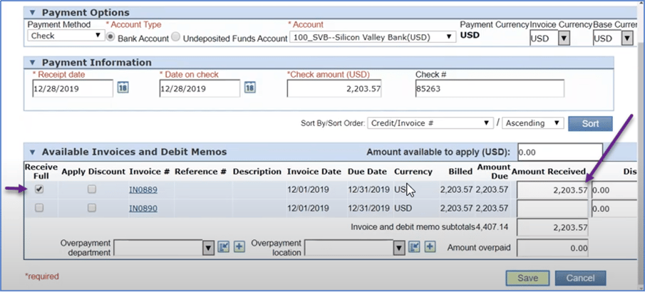 Sage Intacct Bank Feeds 