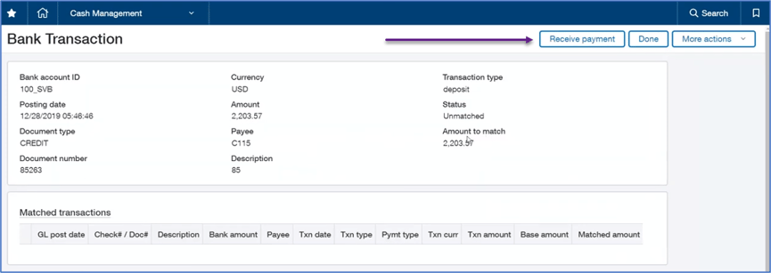 Sage Intacct Bank Feeds 
