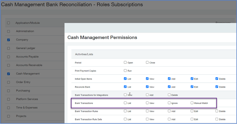 Sage Intacct Bank Feeds Bank Reconciliation 