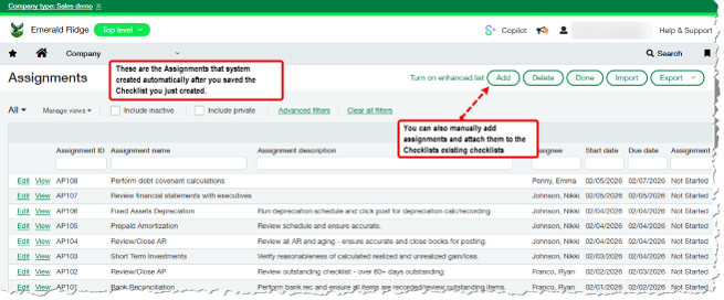 Sage Intacct Checklists 05