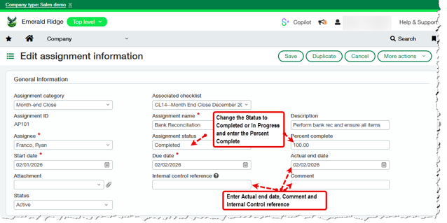 Sage Intacct Checklists 07