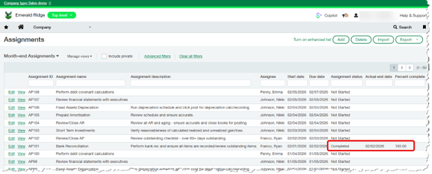Sage Intacct Checklists 08