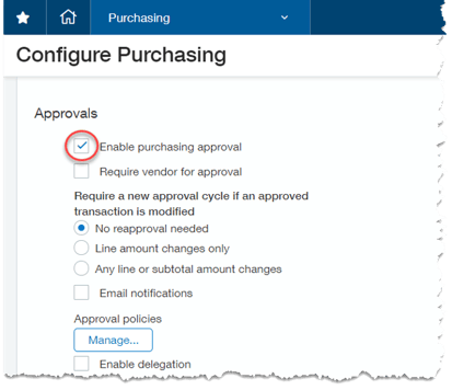 Sage Intacct Purchase Order Approval Workflow