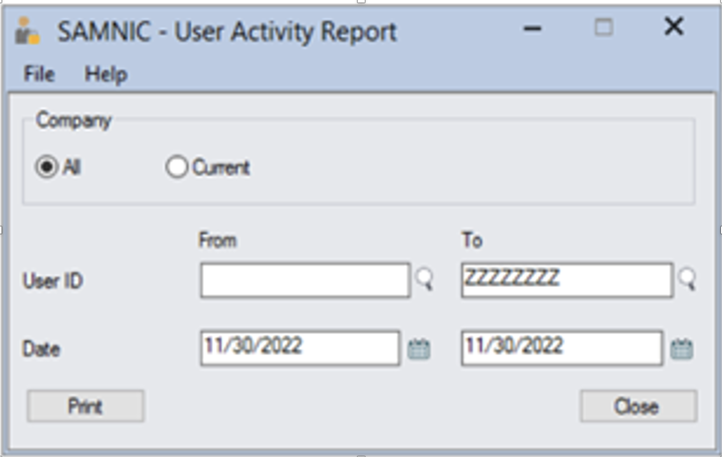 activity report