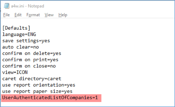 Sage 300 Security User Access