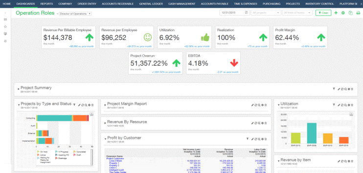 Intacct Project Accounting