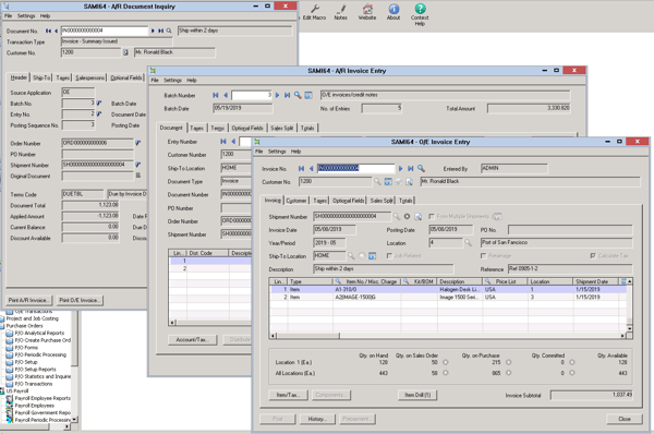 Sage 300 Look-ups & Inquiries